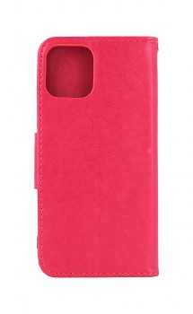 Knížkové pouzdro na iPhone 12 mini Butterfly růžové