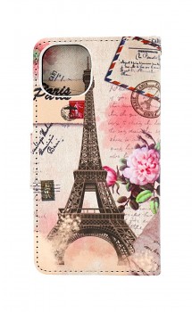 Knížkové pouzdro na iPhone 13 Eiffelova věž