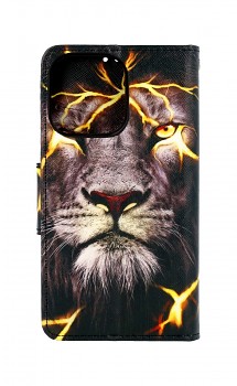 Knížkové pouzdro na iPhone 13 Pro Magický lev
