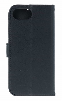 Knížkové pouzdro na iPhone 16e černé s přezkou