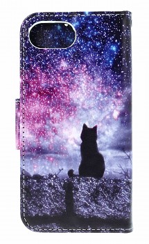 Knížkové pouzdro na iPhone 16e Hvězdná obloha