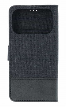 Knížkové pouzdro GOMMA na iPhone 17 Pro černé