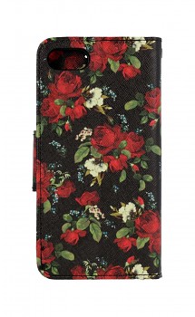 Knížkové pouzdro na iPhone SE 2020 Květy růží