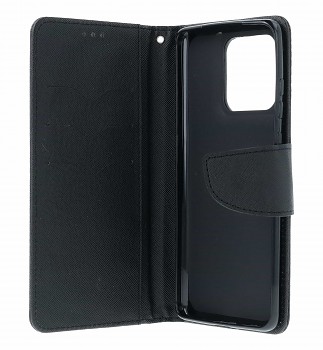 Knížkové pouzdro na Motorola Edge 60 Fusion černé (2)