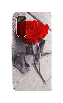Knížkové pouzdro na Realme 7 Červená růže