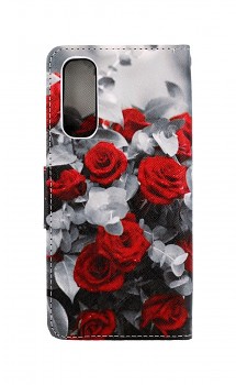 Knížkové pouzdro na Realme 7 Červené růže mix