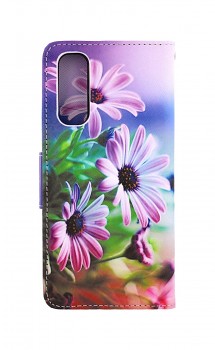 Knížkové pouzdro na Realme 7 Fialové květy