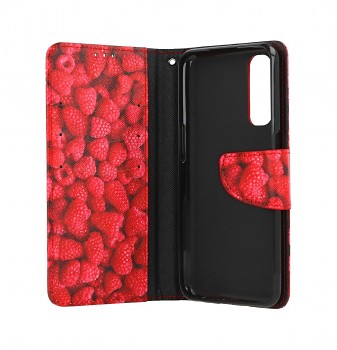 Knížkové pouzdro na Realme 7 Maliny (2)