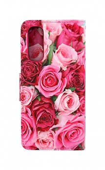 Knížkové pouzdro na Realme 7 Růžové růžičky