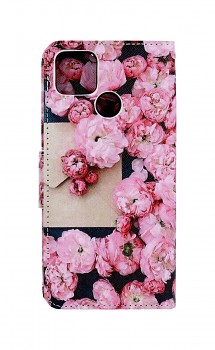 Knížkové pouzdro na Realme 7i Růžové květy