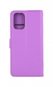 Knížkové pouzdro TopQ na mobil Realme 8 5G fialové s přezkou