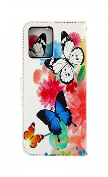Knížkové pouzdro na Realme 8 Barevné s motýlky
