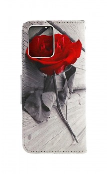 Knížkové pouzdro na Realme 8 Červená růže