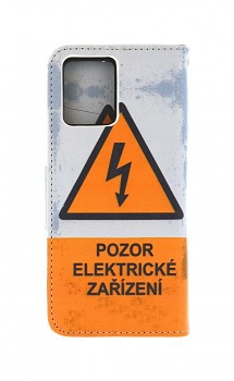 Knížkové pouzdro na Realme 8 Pozor elektrické zařízení 