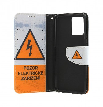 Knížkové pouzdro na Realme 8 Pozor elektrické zařízení (2)