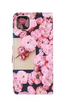 Knížkové pouzdro na Realme C11 Růžové květy