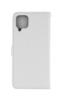Knížkové pouzdro na Samsung A12 bílé s přezkou