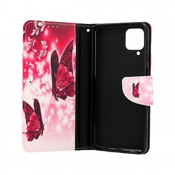 Knížkové pouzdro na Samsung A12 Zamilovaní motýlci(2)