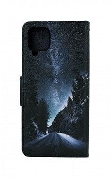 Knížkové pouzdro na Samsung A12 Zimní cesta