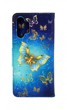 Knížkové pouzdro na Samsung A13 Obloha s motýlky