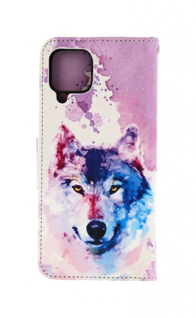 Knížkové pouzdro na Samsung A22 Polární vlk