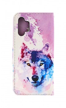 Knížkové pouzdro na Samsung A32 5G Polární vlk
