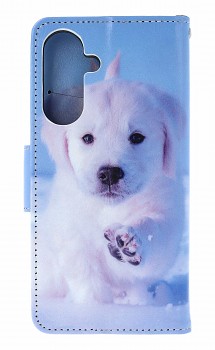 Knížkové pouzdro na Samsung A36 Štěňátko
