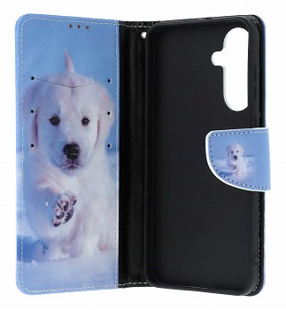 Knížkové pouzdro na Samsung A36 Štěňátko (2)