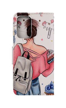 Knížkové pouzdro na Samsung A52 Dívka