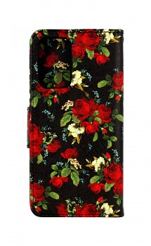 Knížkové pouzdro na Samsung A52 Květy růží