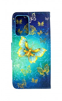 Knížkové pouzdro na Samsung A52 Obloha s motýlky