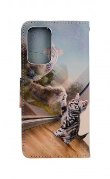 Knížkové pouzdro na Samsung A52 Odraz tygra