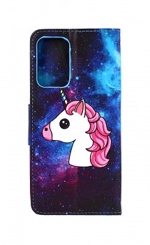 Knížkové pouzdro na Samsung A52 Space Unicorn