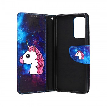 Knížkové pouzdro na Samsung A52 Space Unicorn (2)