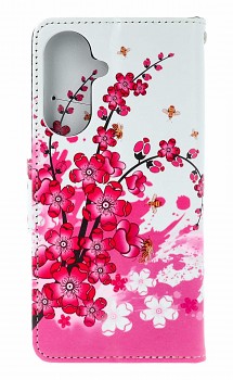 Knížkové pouzdro na Samsung A57 Kytičky