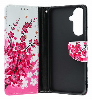 Knížkové pouzdro na Samsung A57 Kytičky (2)