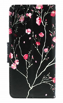 Knížkové pouzdro na Samsung A57 Noční květy