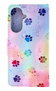 Knížkové pouzdro na Samsung A57 Tlapky