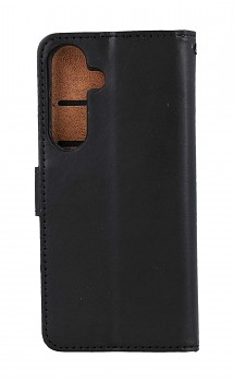 Knížkové pouzdro na Samsung S24 černé s přezkou 2