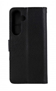 Knížkové pouzdro na Samsung S24 černé s přezkou