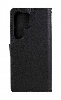 Knížkové pouzdro na Samsung S24 Ultra černé s přezkou