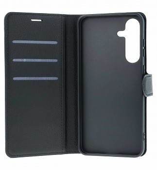 Knížkové pouzdro Leather Folio na Samsung S25 FE černé (2)