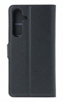 Knížkové pouzdro Leather Folio na Samsung S25 FE černé