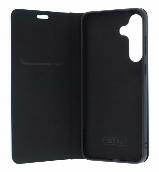 Knížkové pouzdro Luna Carbon Book na Samsung S25 FE černé (2)