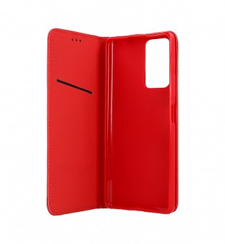 Knížkové pouzdro TopQ Smart Magnet na mobil Vivo Y21s červené 1