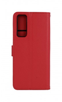 Knížkové pouzdro na Vivo Y52 5G červené s přezkou