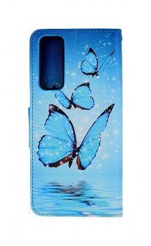 Knížkové pouzdro na Vivo Y52 5G Modří motýlci