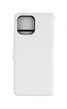 Knížkové pouzdro na Xiaomi Mi 11 Lite bílé s přezkou 