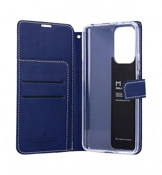 Knížkové pouzdro Molan Cano Issue Diary na mobil Xiaomi Poco M3 Pro modré 1