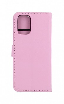 Knížkové pouzdro TopQ na mobil Xiaomi Redmi 10 světle růžové s přezkou